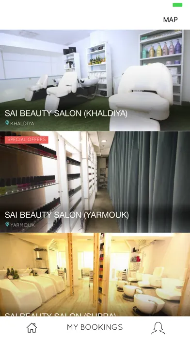 Capturas de pantalla de Sai Beauty Salon