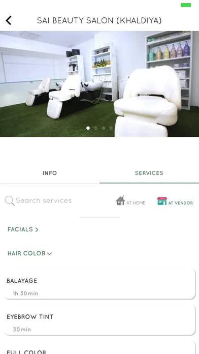 Capturas de pantalla de Sai Beauty Salon