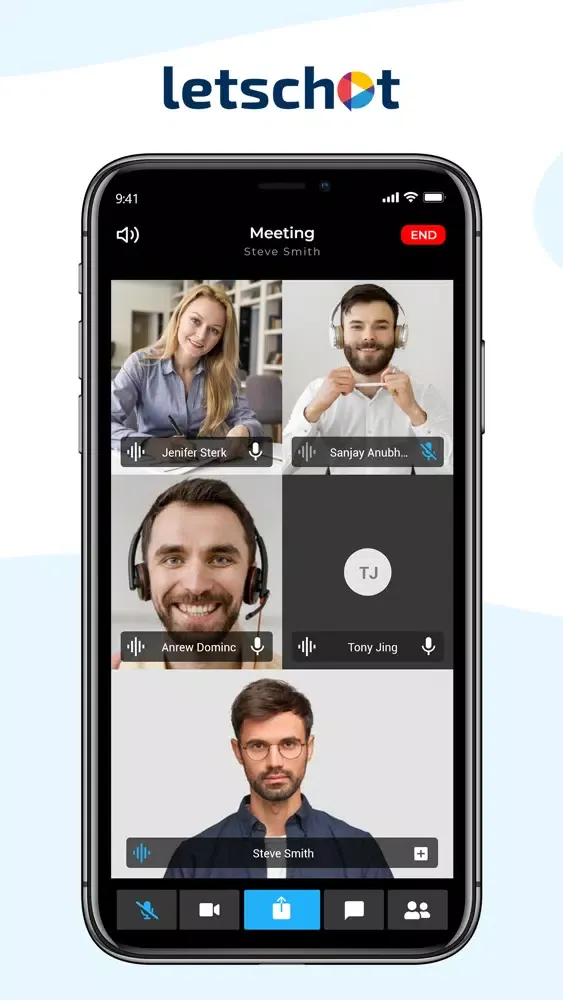 Ảnh chụp màn hình của Let’s Chat Cloud Meetings