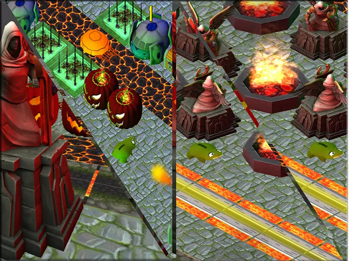 Tangkapan layar Cross The Burning Fire iPad 