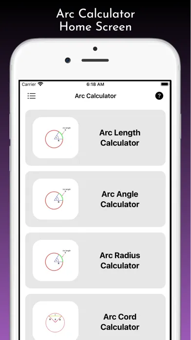 Captures d'écran de Arc Calculator Pro