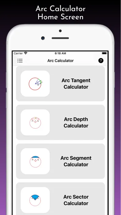 Captures d'écran de Arc Calculator Pro