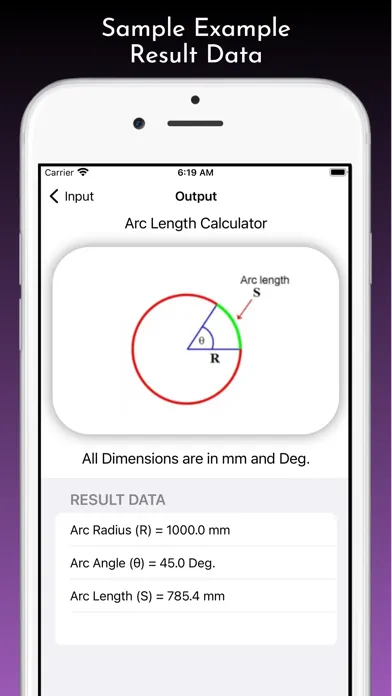Captures d'écran de Arc Calculator Pro