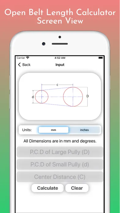 Captures d'écran de Belt Length Calculator Pro