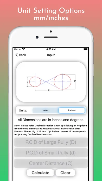 Captures d'écran de Belt Length Calculator Pro