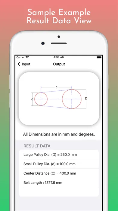 Captures d'écran de Belt Length Calculator Pro