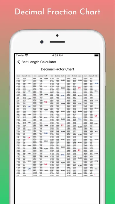 Captures d'écran de Belt Length Calculator Pro