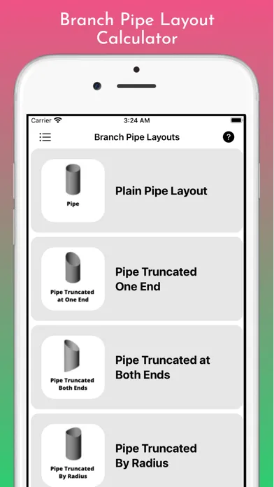 Tangkapan skrin Branch Pipe Layouts Pro