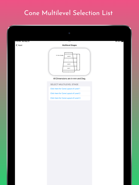 Capturas de pantalla de Cones Calculator Pro iPad 