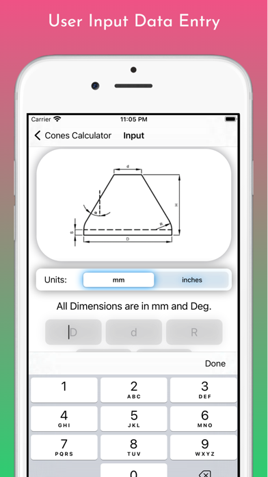 Capturas de pantalla de Cones Calculator Pro