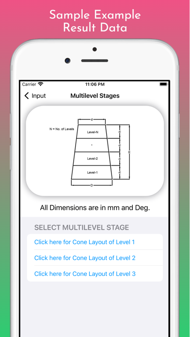 Capturas de pantalla de Cones Calculator Pro
