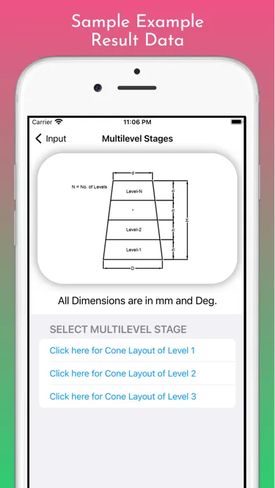 Cones Calculator Pro 스크린샷