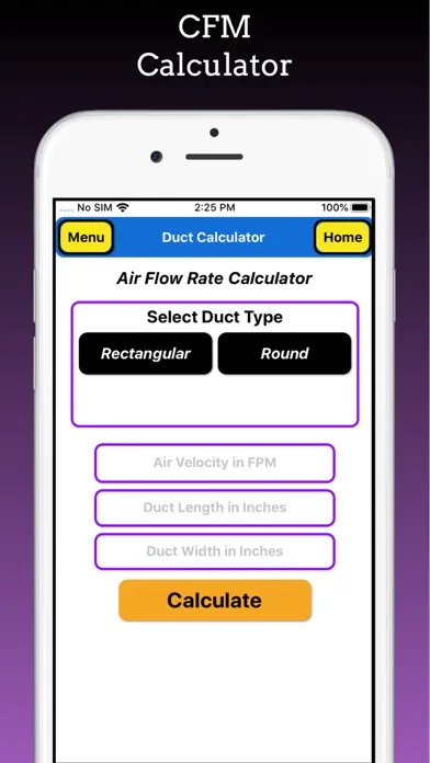 Duct Calculator Pro Screenshots