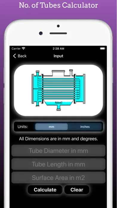 Heat Exchanger Area Pro Screenshots