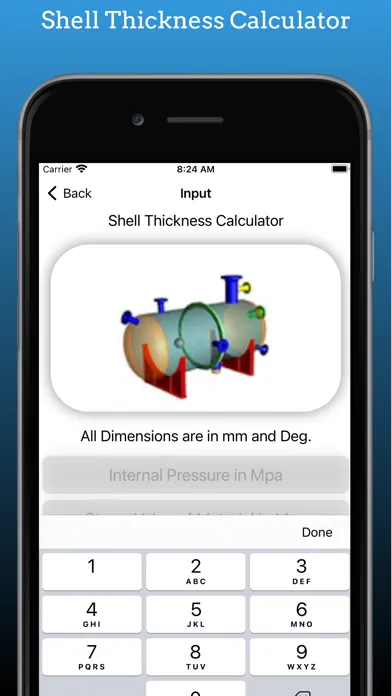 Pressure Vessel Thickness 스크린샷