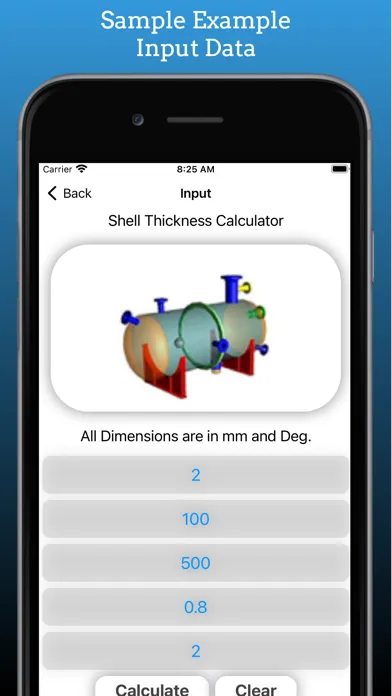Pressure Vessel Thickness 스크린샷