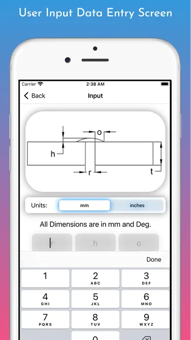 Capturas de pantalla de Welding Weight Calculator Pro