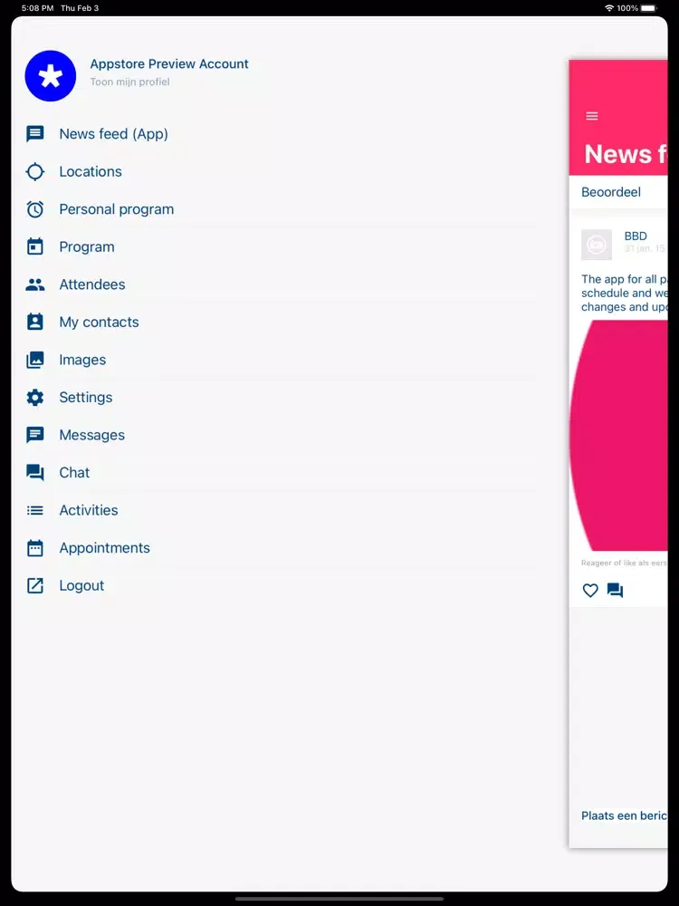Beta Business Days iPad  Screenshots