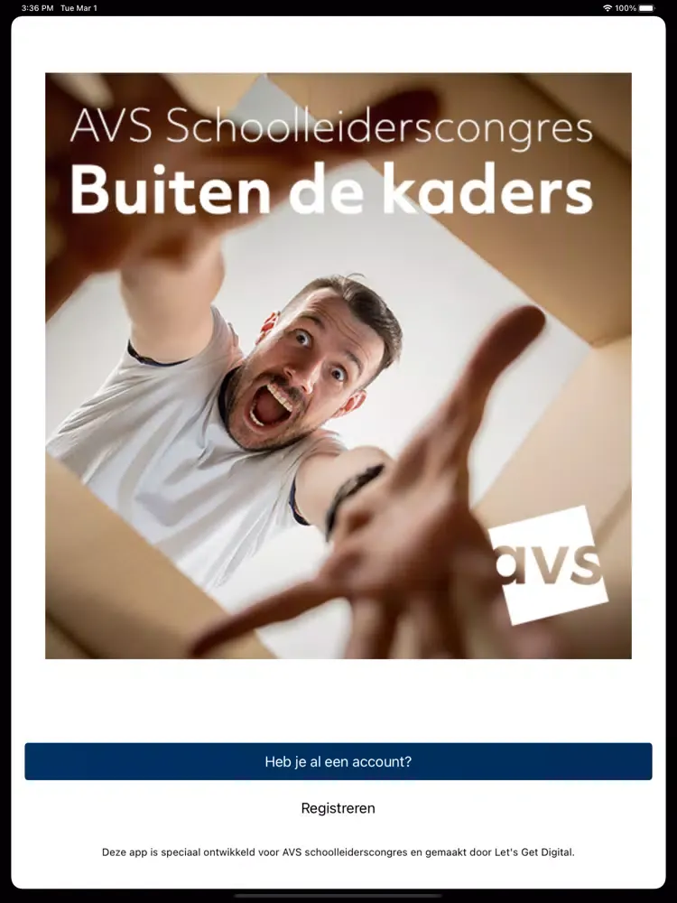 Tangkapan skrin AVS Congres iPad 
