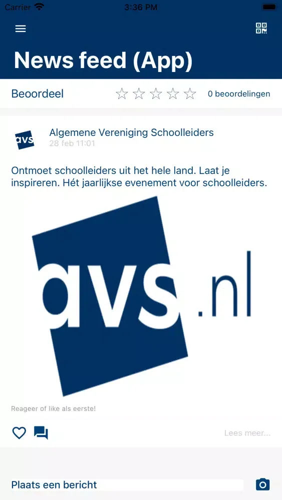 Tangkapan skrin AVS Congres