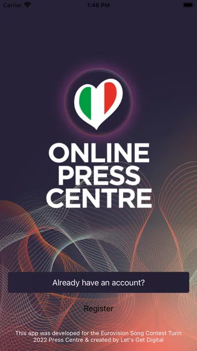 Online Press Centre ESC 2022 স্ক্রিনশট
