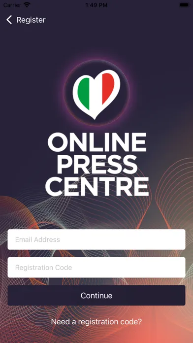 Online Press Centre ESC 2022 স্ক্রিনশট