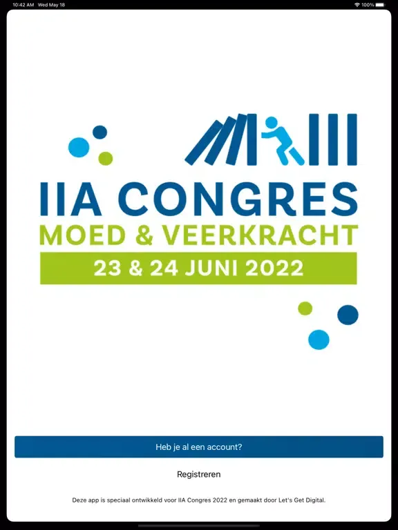 IIA Congres 2022 iPad  स्क्रीनशॉट