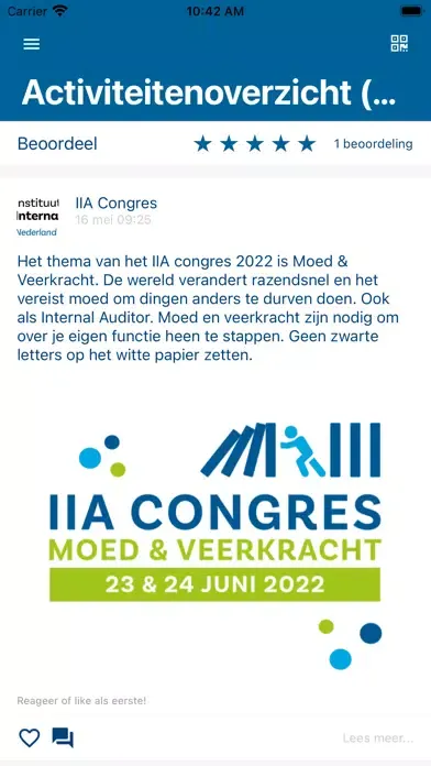 IIA Congres 2022 स्क्रीनशॉट