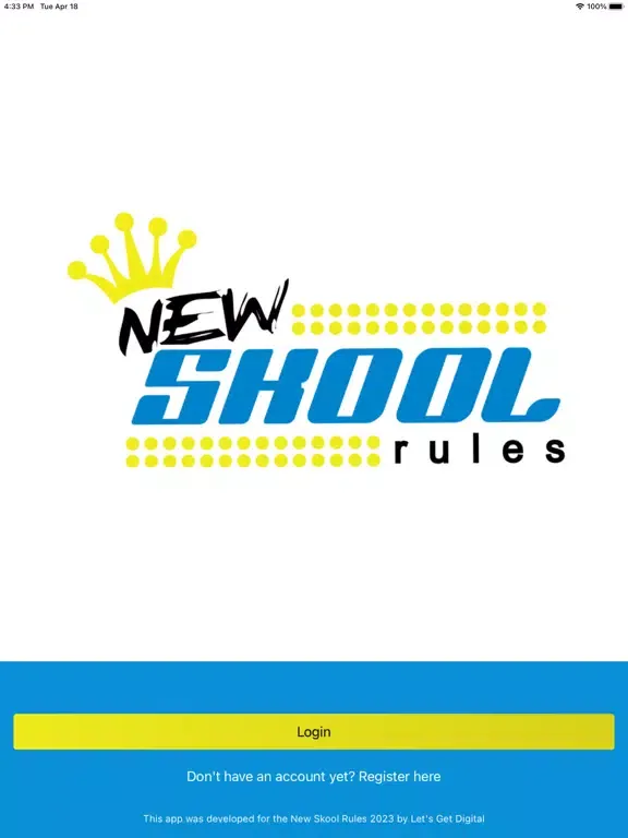 ภาพหน้าจอของ New Skool Rules 2023 iPad 