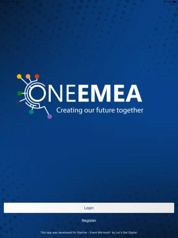 Tangkapan skrin OneEMEA Leadership Summit 2024 iPad 