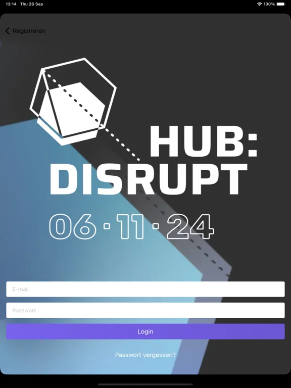 hub:disrupt 2024 iPad  Screenshots