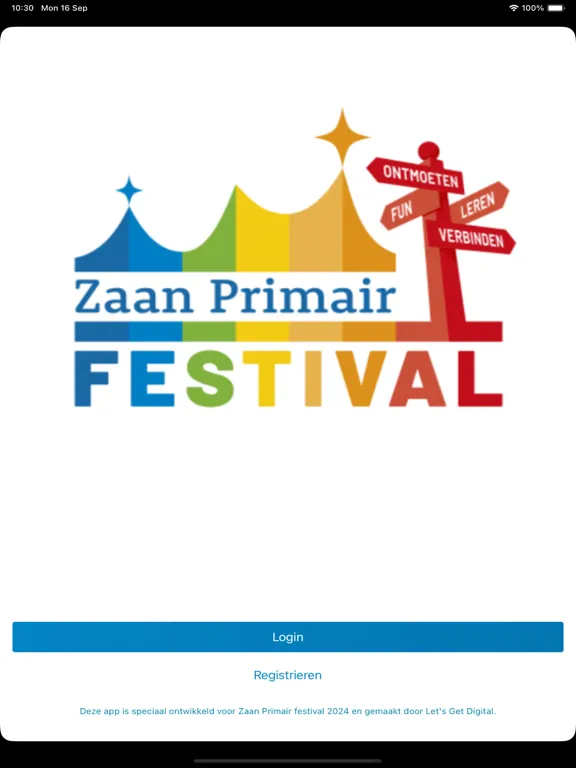 Zaan Primair Festival 2024 iPad  স্ক্রিনশট