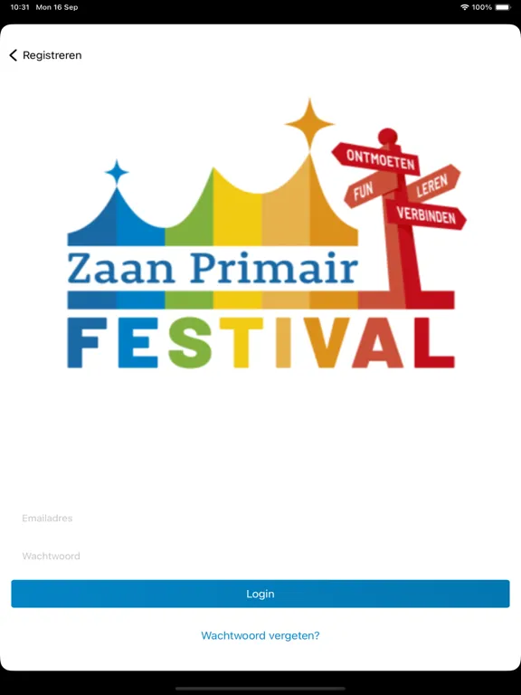 Zaan Primair Festival 2024 iPad  স্ক্রিনশট
