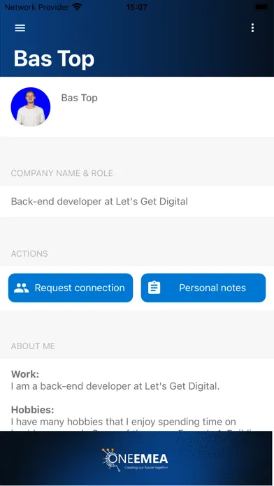 OneEMEA Leadership Summit Screenshots
