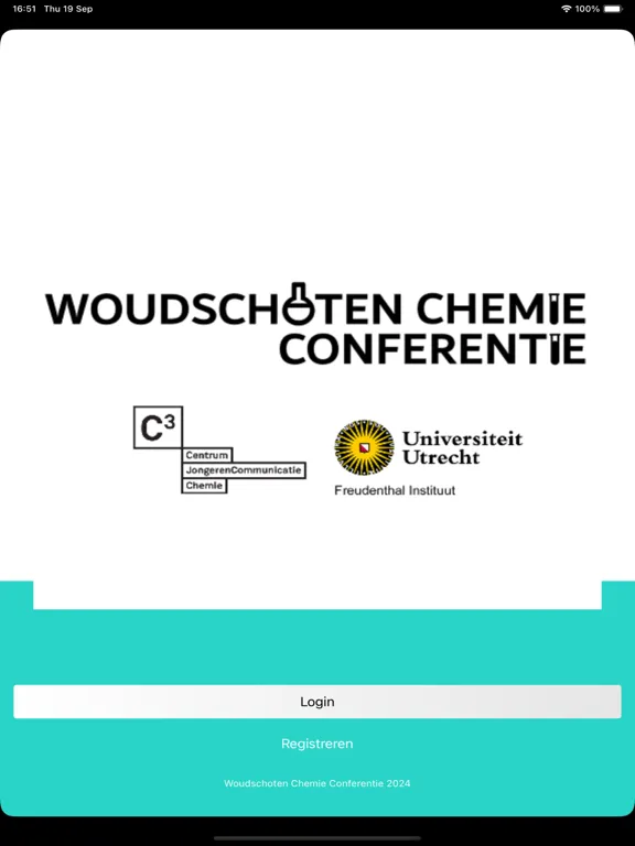 Woudschoten Chemie Conferentie iPad 应用截图