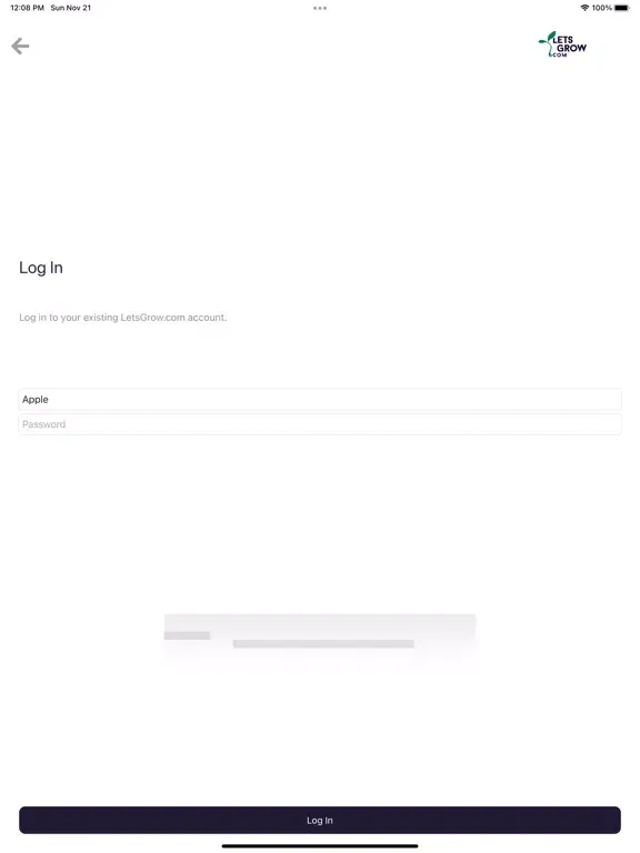 LetsGrow Livestream iPad  سکرین شاٹس