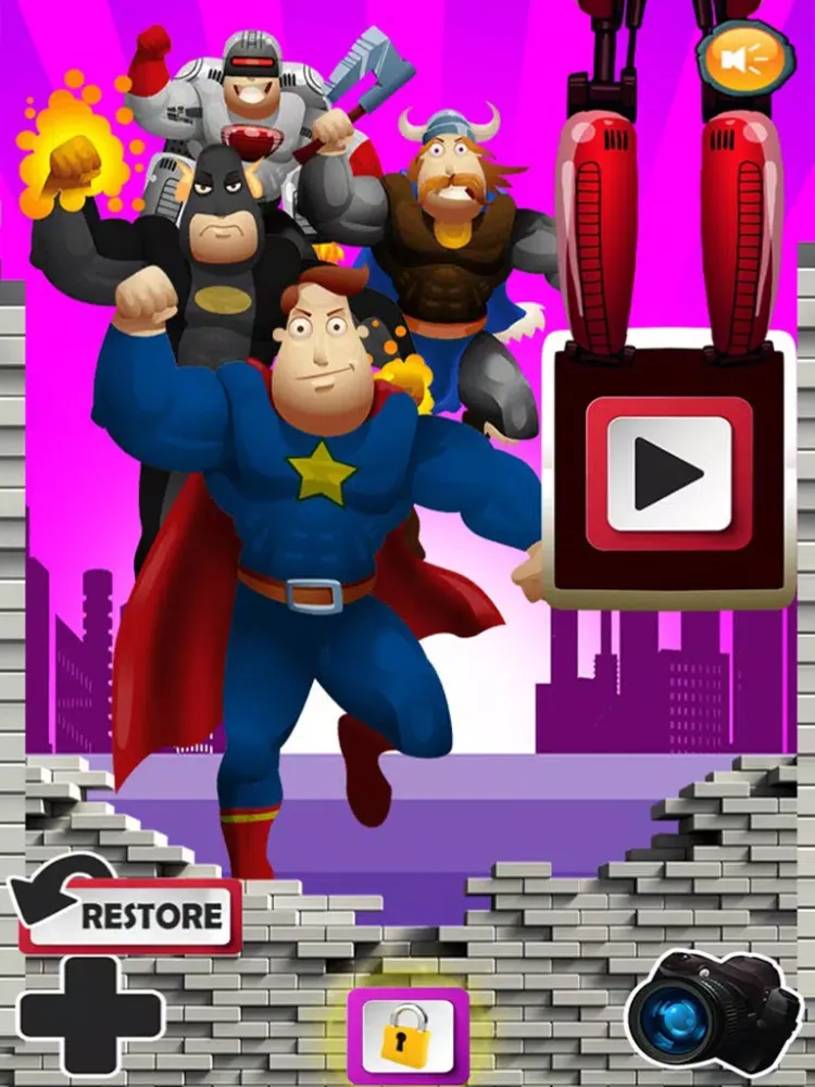 A Rise of the Amazing Action Superheroes Man of the Galaxy Free Game iPad  Screenshots