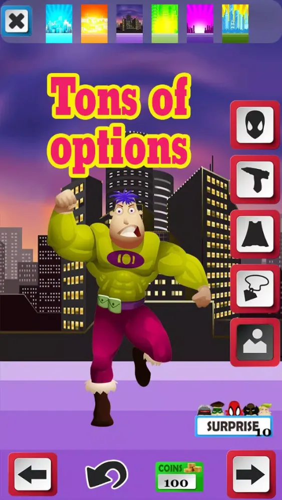 A Rise of the Amazing Action Superheroes Man of the Galaxy Free Game Screenshots