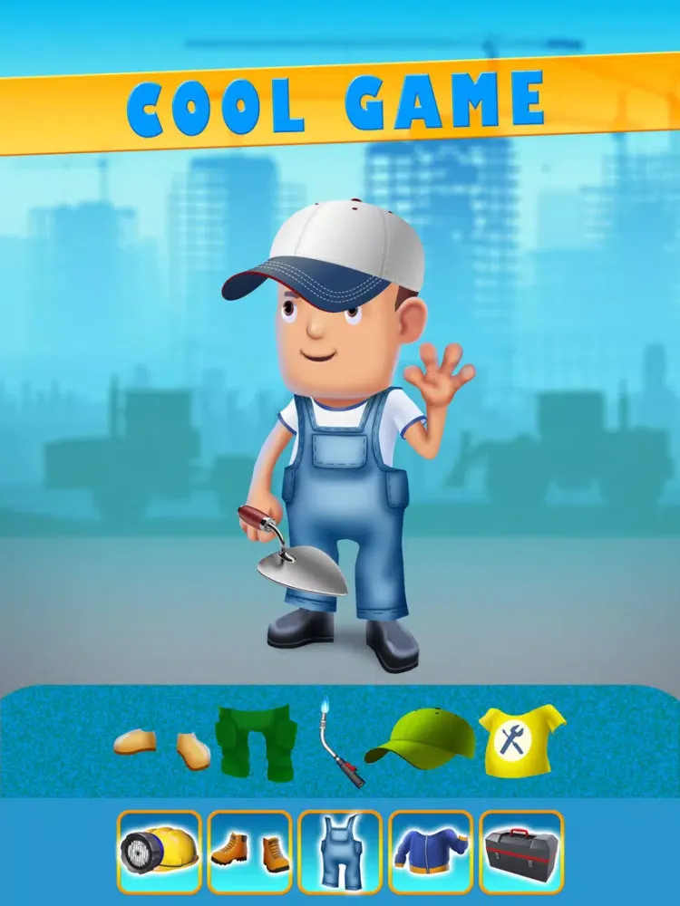 تصاویر Builder Boy - Dressing Up Game iPad 