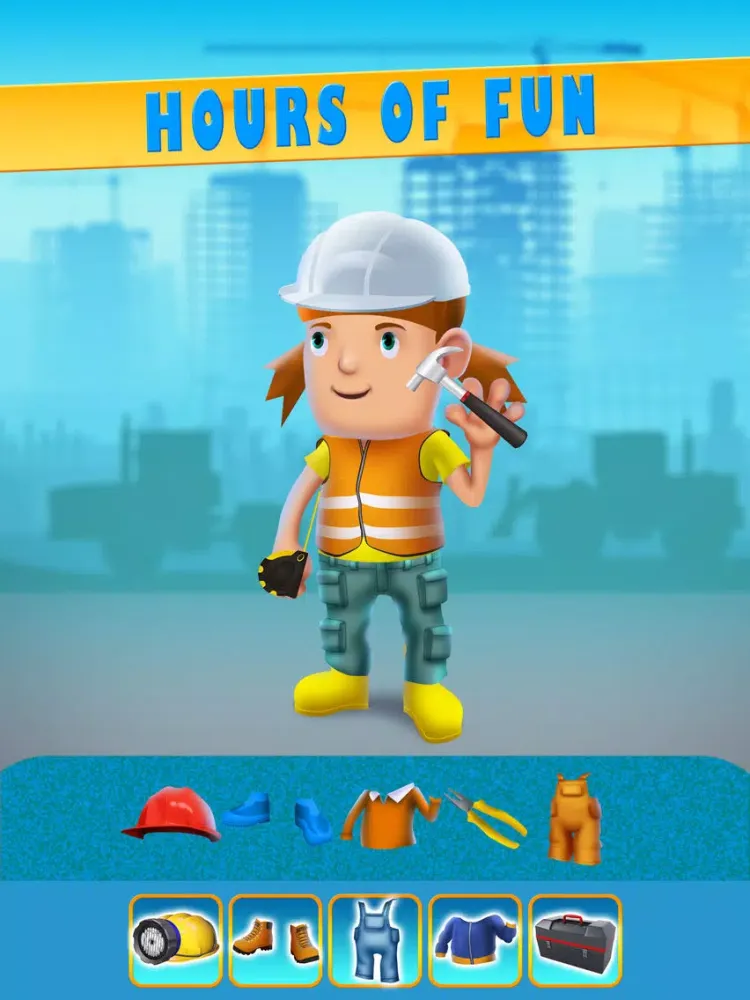 تصاویر Builder Boy - Dressing Up Game iPad 