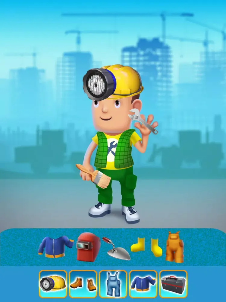 تصاویر Builder Boy - Dressing Up Game iPad 