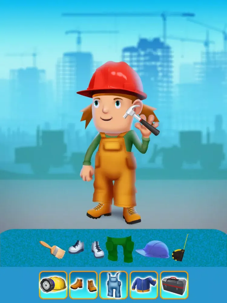 تصاویر Builder Boy - Dressing Up Game iPad 