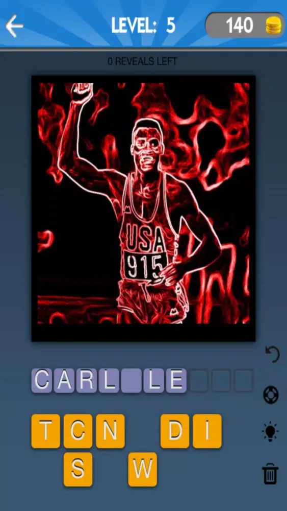 Captures d'écran de Guess the American Sporting Legends - Neon Edition