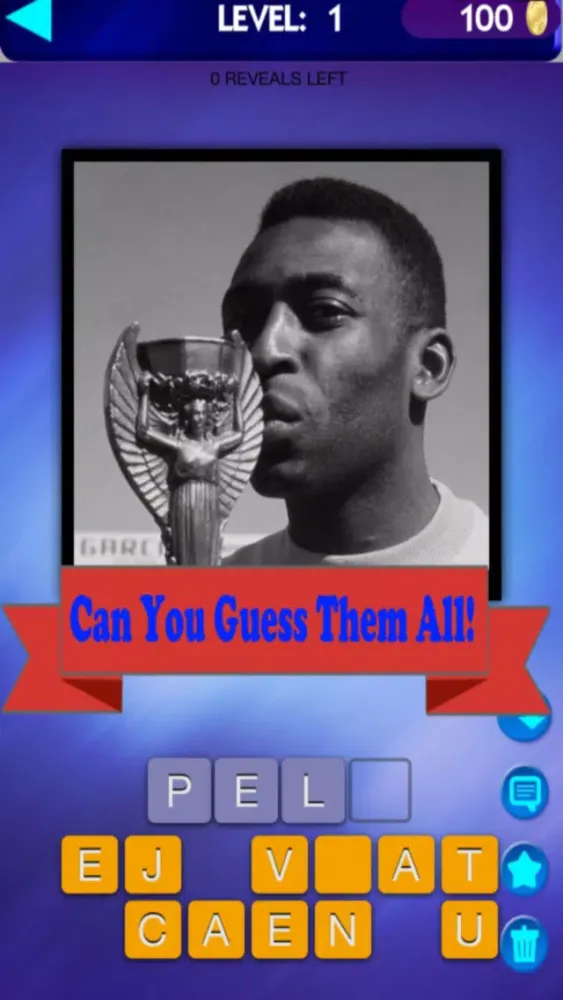 World Football Star Players Quiz - Guess The Heroes and Legends Soccer Faces Game - Free App Version स्क्रीनशॉट