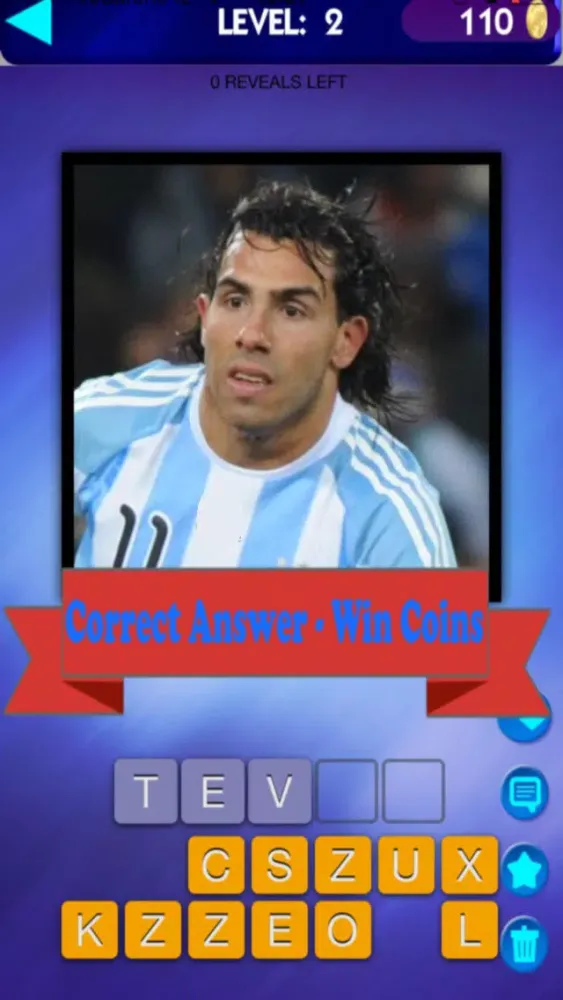 World Football Star Players Quiz - Guess The Heroes and Legends Soccer Faces Game - Free App Version स्क्रीनशॉट