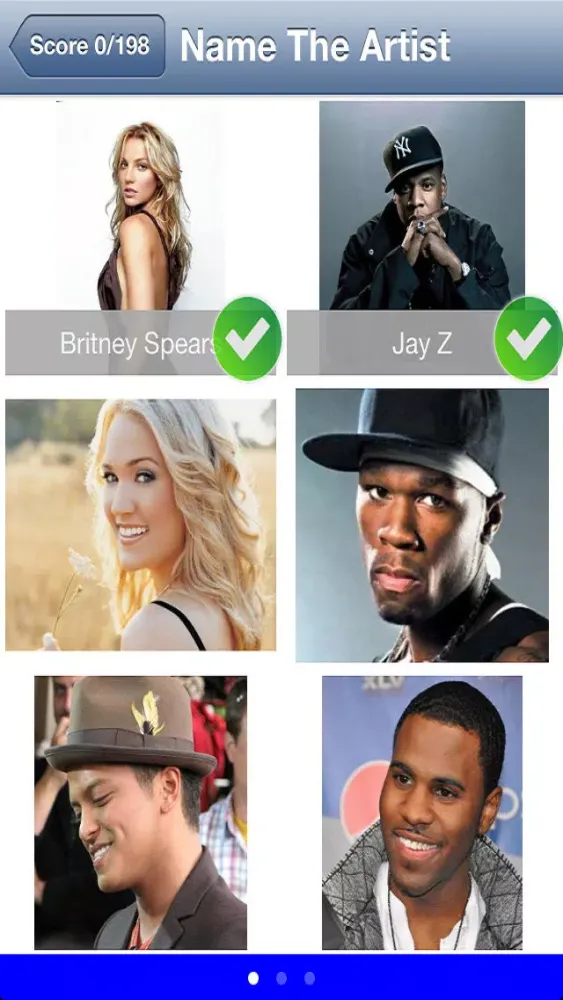 Zrzuty ekranu US Pop Music Trivia Quiz