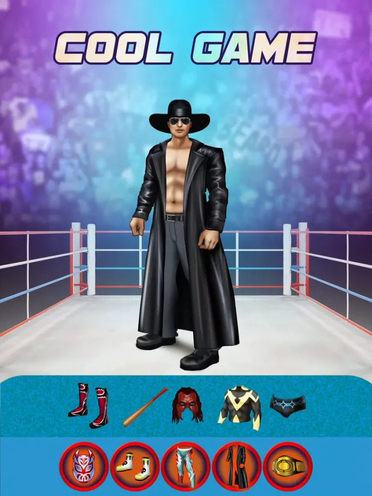 تصاویر A Top Power Wrestler Heroes Dress Up - My First Champion Wrestling Legends Builders Game - Free Apps iPad 