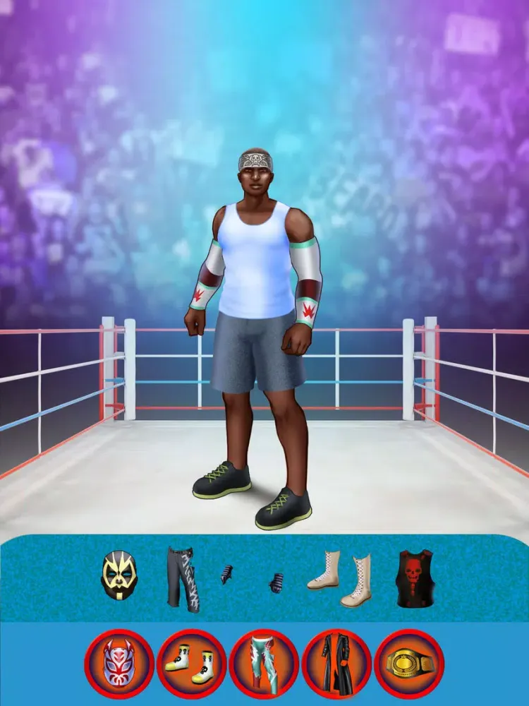 تصاویر A Top Power Wrestler Heroes Dress Up - My First Champion Wrestling Legends Builders Game - Free Apps iPad 