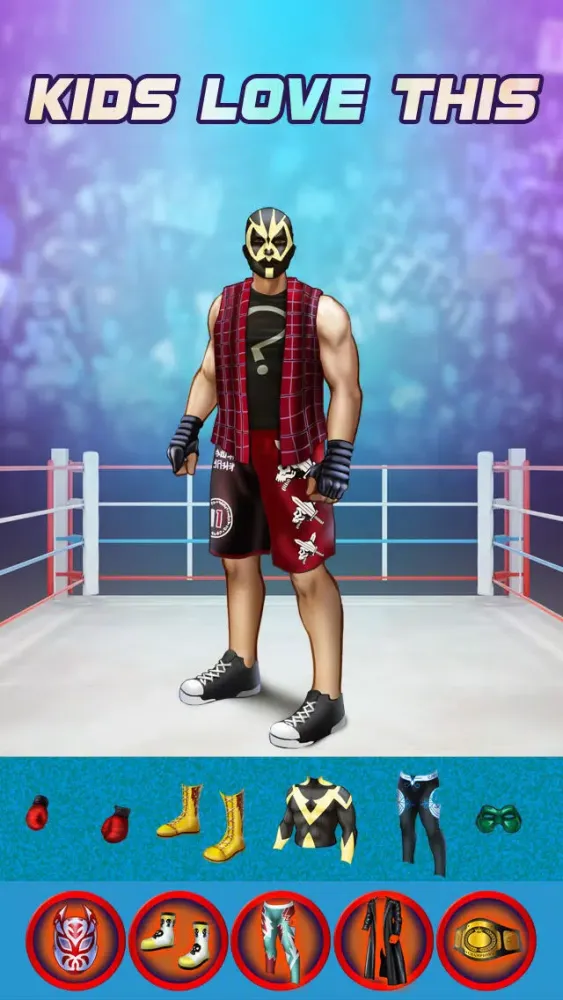 تصاویر A Top Power Wrestler Heroes Dress Up - My First Champion Wrestling Legends Builders Game - Free Apps