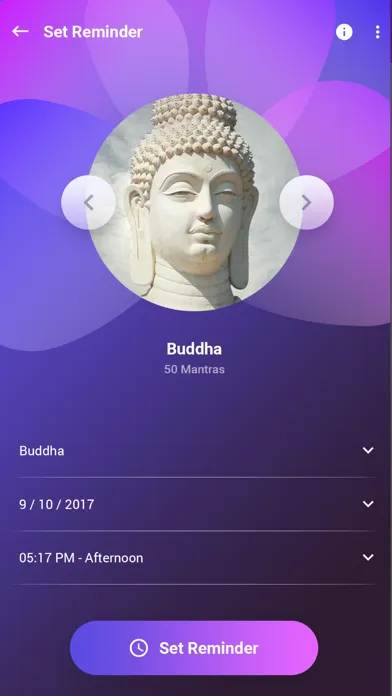 Capturas de tela do Divine Mantra